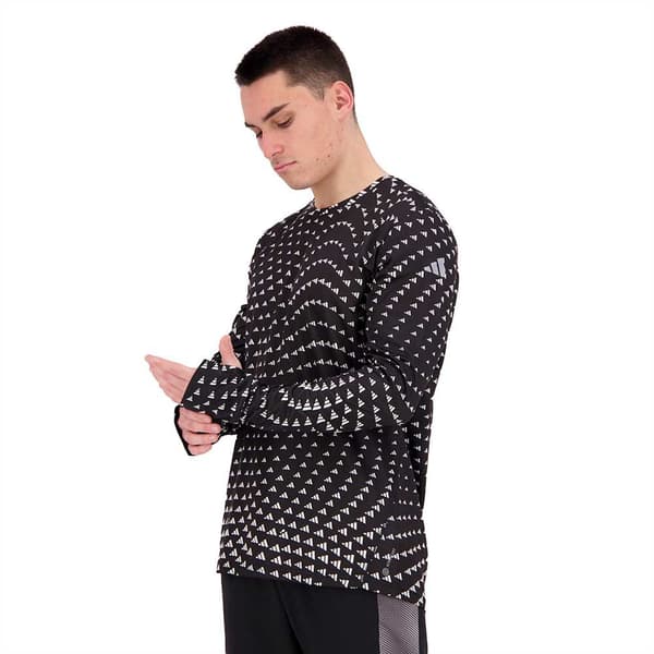 Adidas Langærmet T-shirt Brand Love Sort L Mand