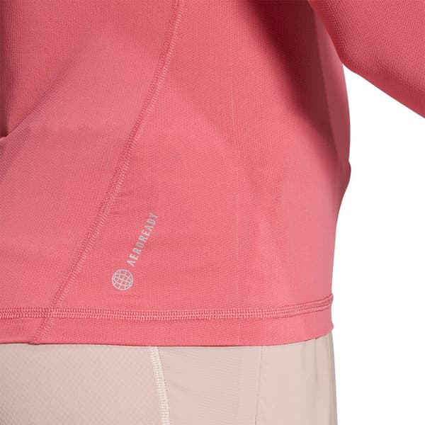 Adidas Pitkähihainen T-paita Fast Pinkki M Nainen