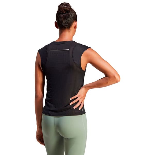 Adidas Kortärmad T-shirt Fast Svart S Kvinna