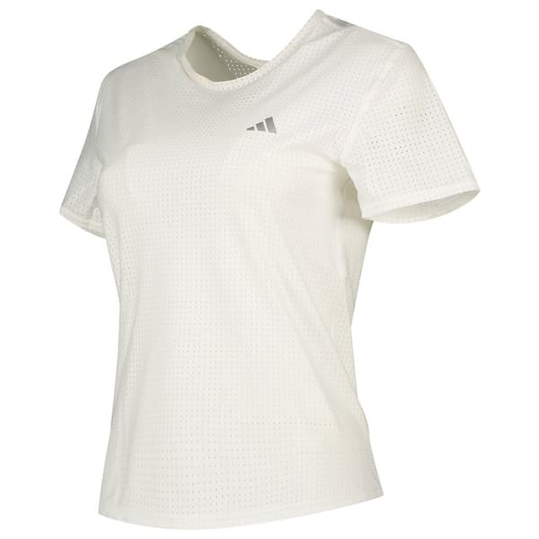 Adidas Kortärmad T-shirt Fast Vit M Kvinna