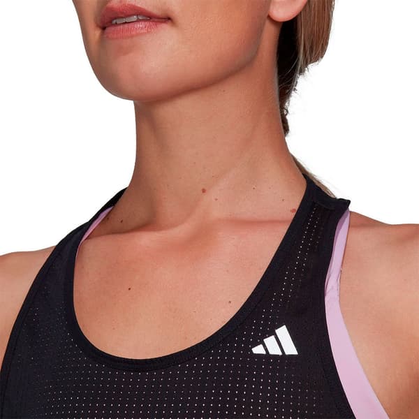 Adidas Ärmlös T-shirt Fast Svart M Kvinna