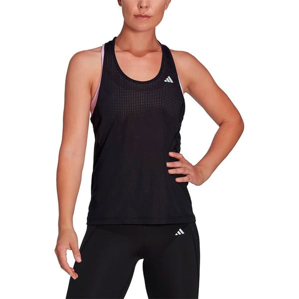 Adidas Ärmlös T-shirt Fast Svart M Kvinna