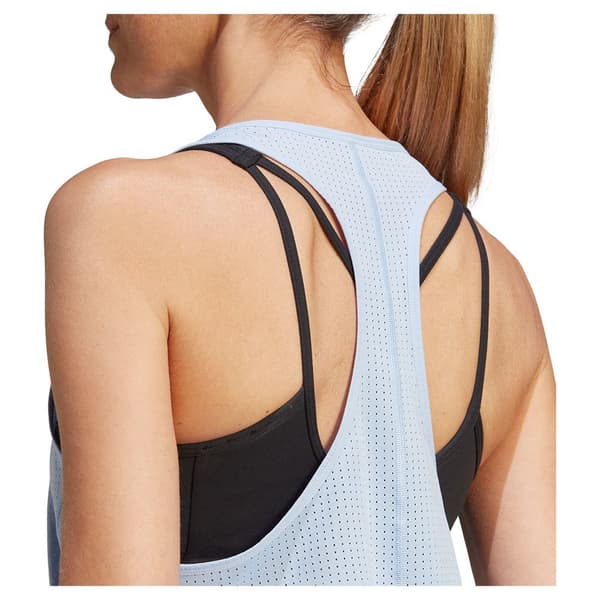 Adidas Ärmlös T-shirt Fast Blå M Kvinna