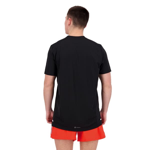 Adidas Lyhythihainen T-paita Own The Run Cooler Musta S Mies
