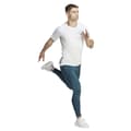 Pikkukuva 4 / 6: Adidas Lyhythihainen T-paita Run Icons 3 Stripes Valkoinen XL Mies
