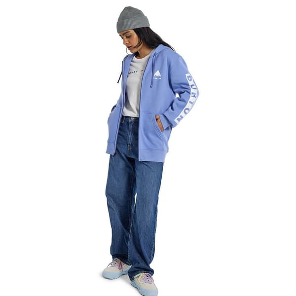 Burton Sweatshirt Med Full Dragkedja Elite Blå S Man