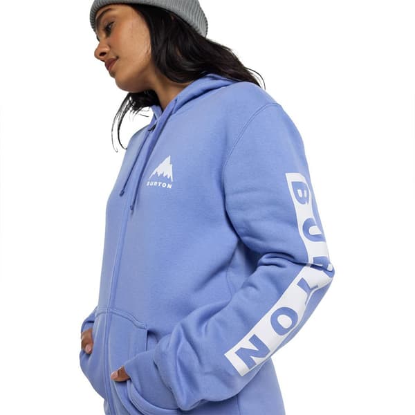 Burton Sweatshirt Med Full Dragkedja Elite Blå S Man