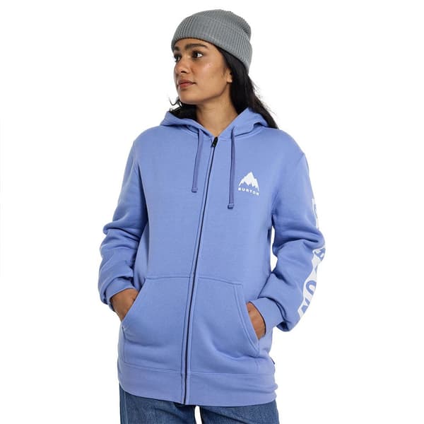 Burton Sweatshirt Med Full Dragkedja Elite Blå S Man
