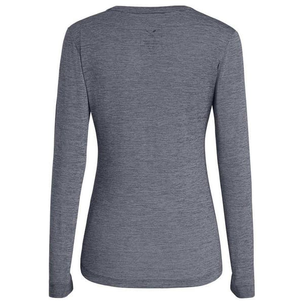 Salewa Langærmet T-shirt Puez Melange Dryton Blå XL Kvinde