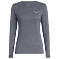 Miniatyrbillede 1 af 2: Salewa Langærmet T-shirt Puez Melange Dryton Blå XL Kvinde