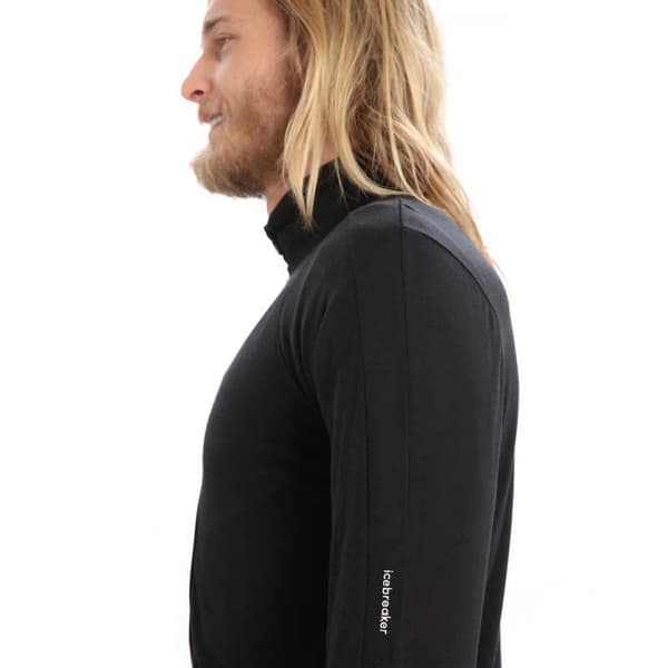 Icebreaker Huppari Zone Knit Zip Musta M Mies