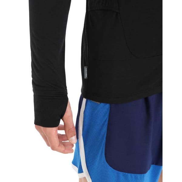 Icebreaker Huppari Zone Knit Zip Musta M Mies