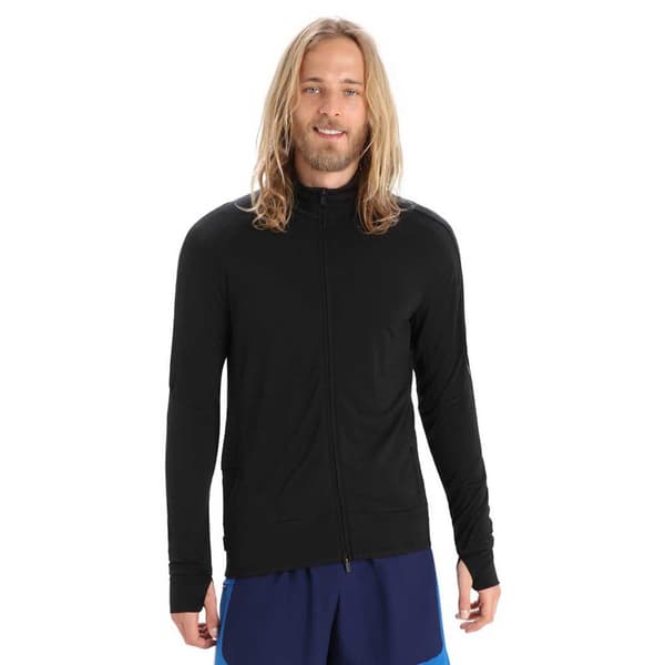 Icebreaker Huppari Zone Knit Zip Musta M Mies
