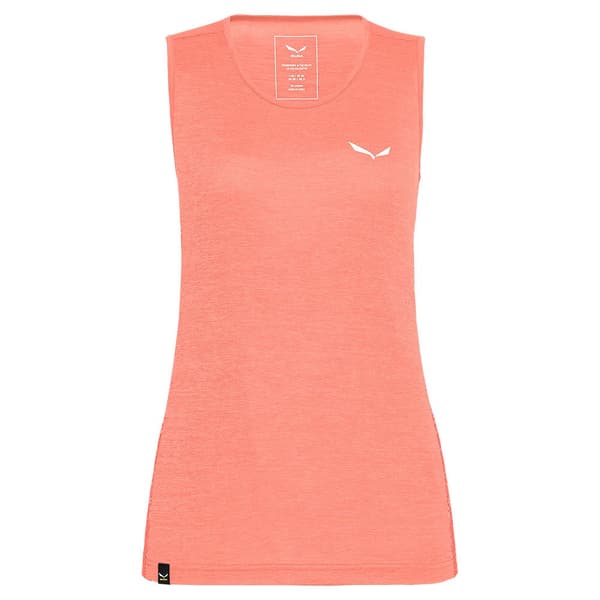 Salewa Ärmlös T-shirt Puez Graphic Dryton Orange M Kvinna
