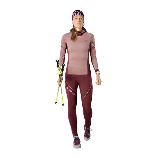 Dynafit Långärmad T-shirt Alpine Rosa M Kvinna