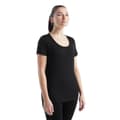 Pikkukuva 2 / 7: Icebreaker Lyhythihainen T-paita Sphere Ii Scoop Merino Musta XS Nainen