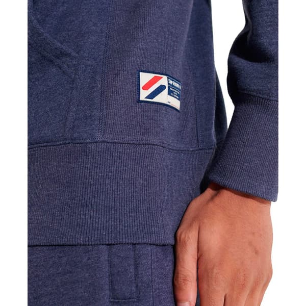 Superdry Luvtröja Sportstyle Applique Blå L Man