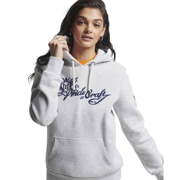 Superdry Luvtröja Vintage Pride In Craft Grå XS Kvinna