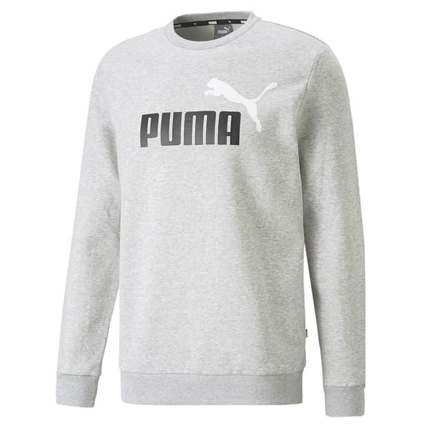 Puma Hættetrøje Ess+ 2 Col Big Logo Grå L Mand