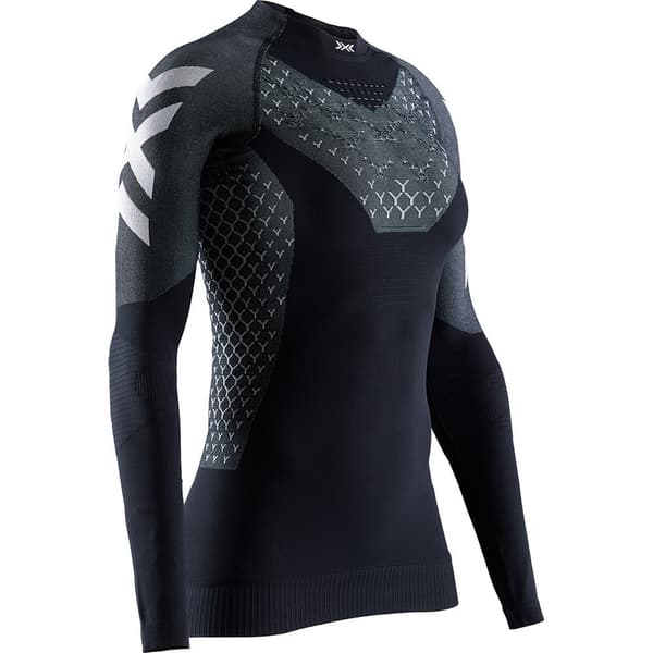 X-bionic Langærmet T-shirt Twyce 4.0 Run Sort XL Kvinde