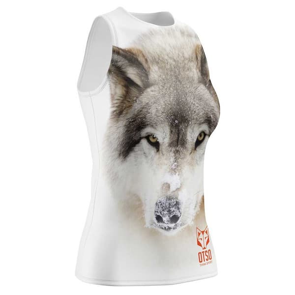 Otso Ärmlös T-shirt Wolf Vit S Kvinna