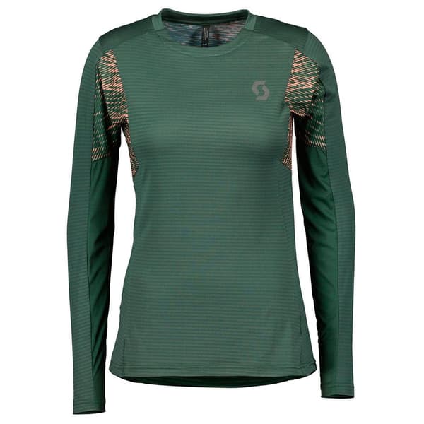 Scott Langærmet T-shirt Trail Run Grøn M Kvinde