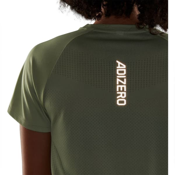 Adidas Lyhythihainen T-paita Parley Adizero Vihreä M Nainen
