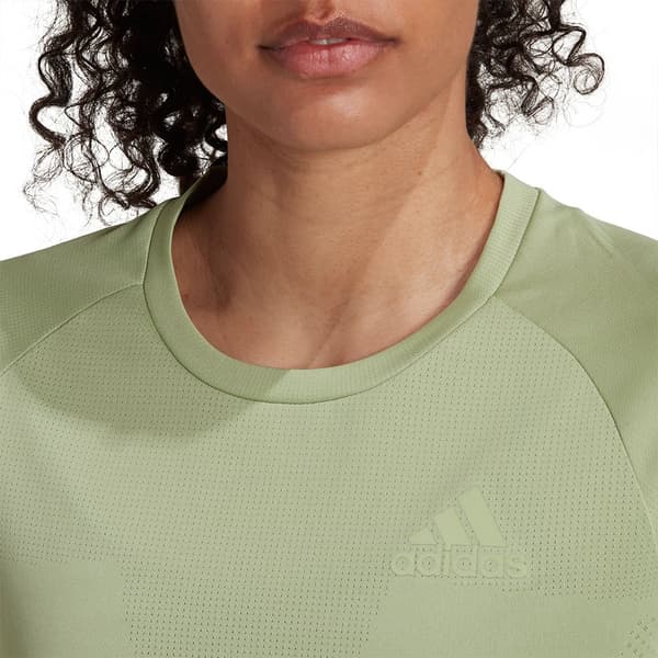 Adidas Lyhythihainen T-paita Parley Adizero Vihreä M Nainen