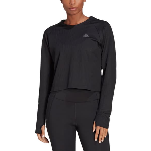 Adidas Pitkähihainen T-paita Ri 3b Warm Musta L Nainen