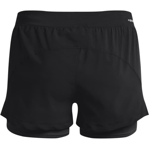 Under Armour Korte Leggings 2 In 1 Iso Chill Run Sort XL Kvinde