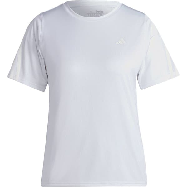 Adidas Kortärmad T-shirt Run Icons 3s Lo Ca Vit XS Kvinna