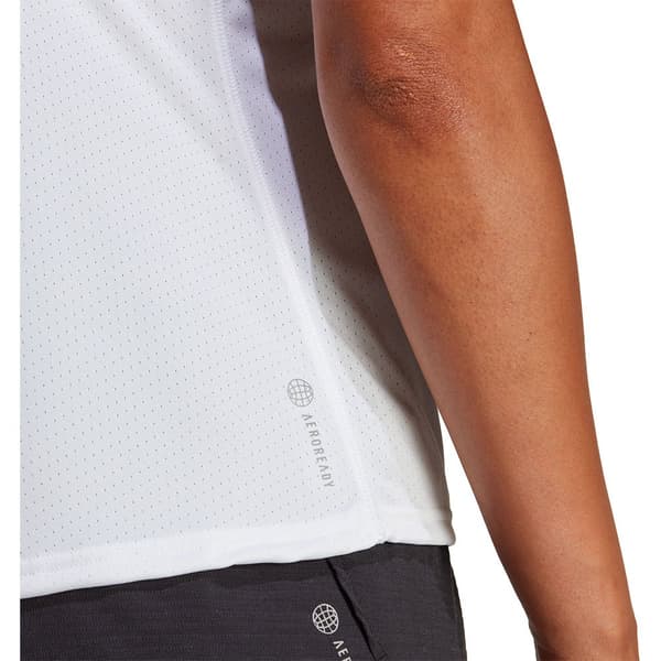 Adidas Kortärmad T-shirt Run Icons 3s Lo Ca Vit XS Kvinna