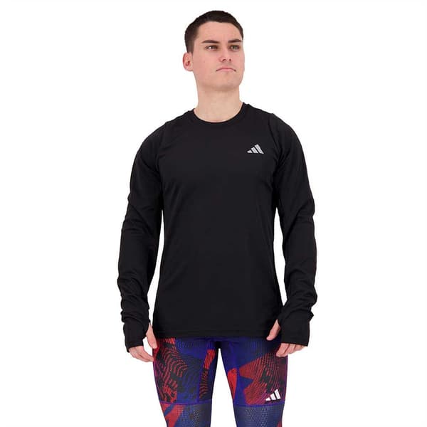 Adidas Pitkähihainen T-paita Run Icons 3s Musta XL Mies
