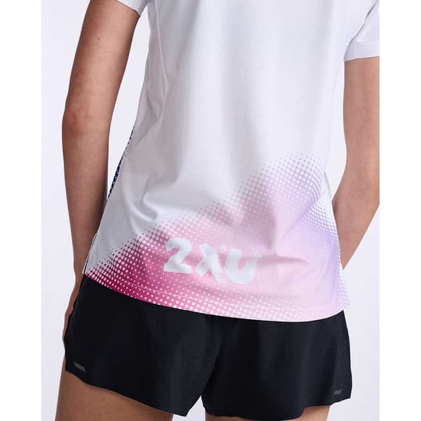 2xu Lyhythihainen T-paita Light Speed Valkoinen M Nainen