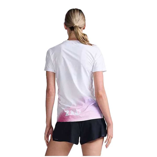 2xu Lyhythihainen T-paita Light Speed Valkoinen M Nainen