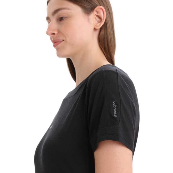 Icebreaker Kortärmad T-shirt Zoneknit™ Svart XL Kvinna