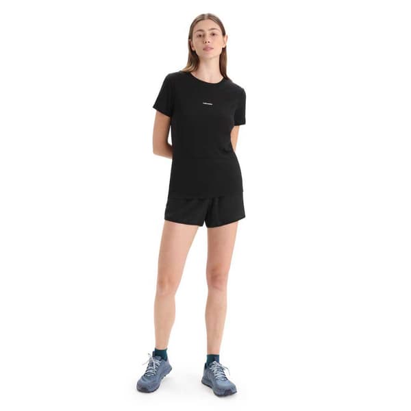 Icebreaker Kortärmad T-shirt Zoneknit™ Svart XL Kvinna