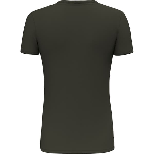 Salewa Kortärmad T-shirt Pure Design Dry Grönt S Kvinna