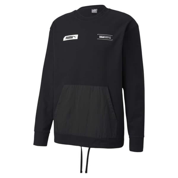 Puma Huppari Nu-tility Crew Musta M Mies
