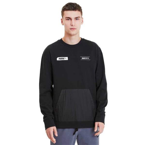 Puma Tröja Nu-tility Crew Svart M Man