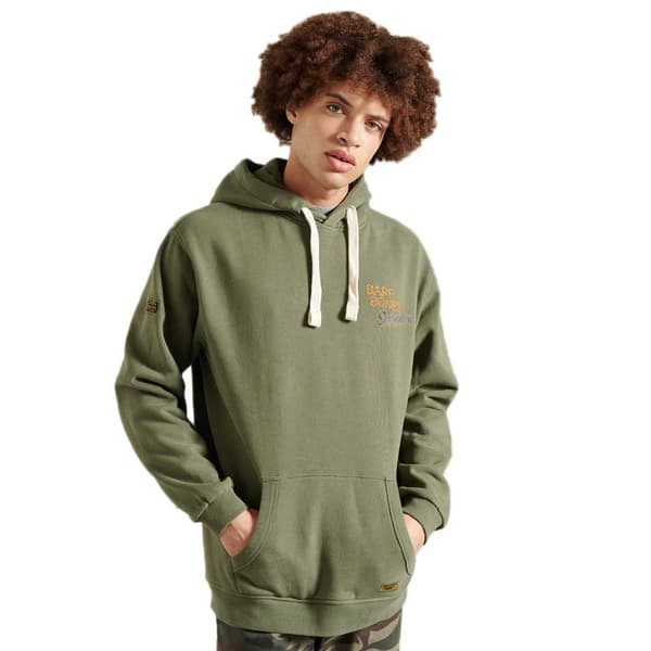 Superdry Luvtröja Workwear Grönt M Man