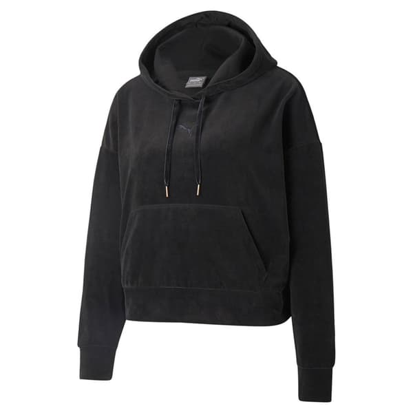 Puma Her Velour Svart S Kvinna