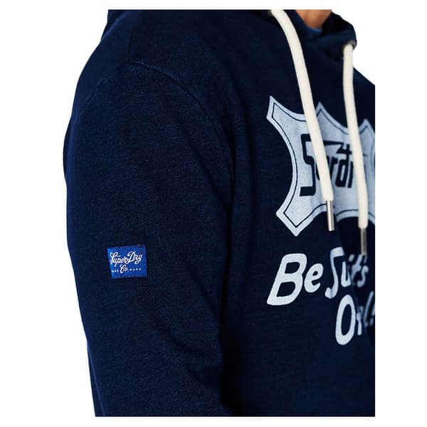 Superdry Luvtröja Vintage Script Style Indg Blå XL Man