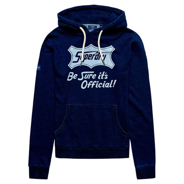 Superdry Luvtröja Vintage Script Style Indg Blå XL Man