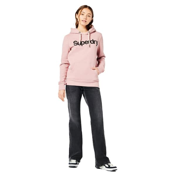 Superdry Luvtröja Cl Rosa M Kvinna