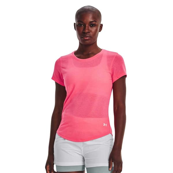 Under Armour Kortærmet T-shirt Streaker Rosa XL Kvinde