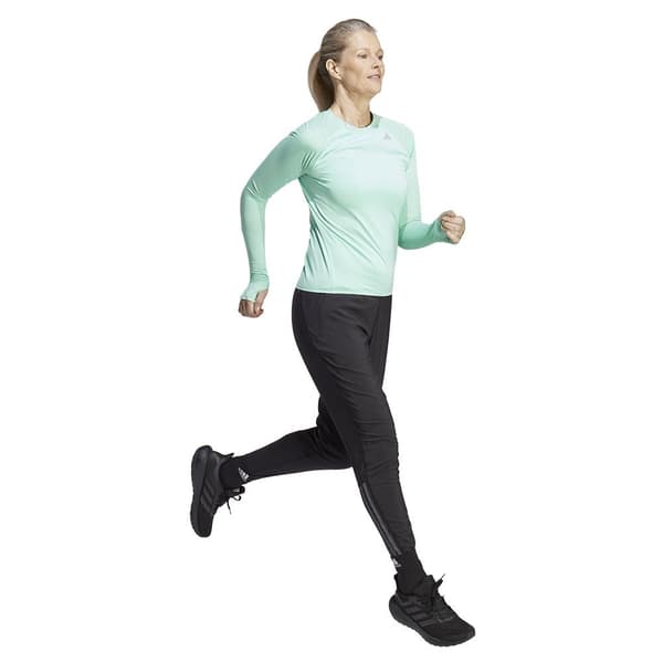 Adidas Langærmet T-shirt Adizero Grøn L Kvinde