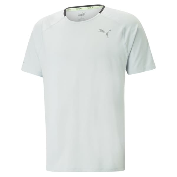 Puma Kortärmad T-shirt Run Cloudspun Grå XL Man