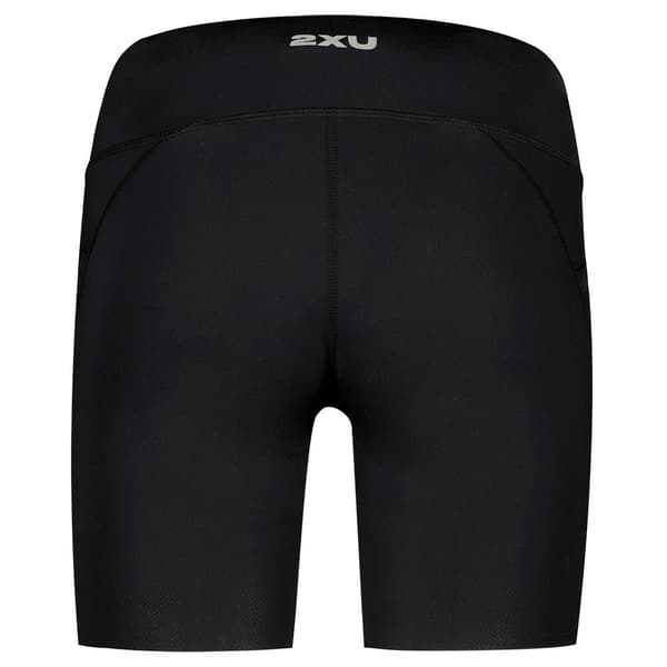 2xu Kort Strumpbyxor Aero Mid-rise Comp 6´´ Svart XL Kvinna