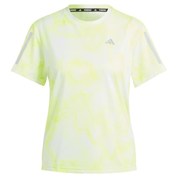 Adidas Kortärmad T-shirt Otr Aop Gul S Kvinna
